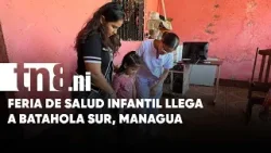 Una mañana alegre en Batahola Sur, Managua, con la feria de salud infantil Una mañana alegre en Batahola Sur, Managua, con la feria de salud infantil