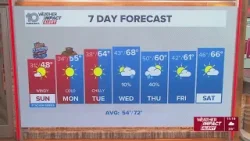 10 Weather: Saturday night forecast, Tampa Bay area; Jan. 31, 2026 10 Weather: Saturday night forecast, Tampa Bay area; Jan. 31, 2026