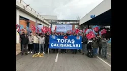 Bursa’nın dev fabrikası Tofaş’ta eyleme devam