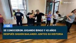 Se conocieron jugando bingo y 43 años después siguen bailando juntos su historia