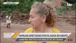 Desborde del río Grande afecta los municipios Cabezas y Abapó, en Santa Cruz