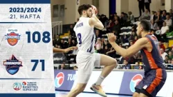 Onvo Büyükçekmece (108-71) Çağdaş Bodrumspor - Türkiye Sigorta Basketbol Süper Ligi - 2023/24