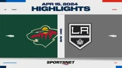NHL Highlights | Wild vs. Kings - April 15, 2024
