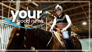 Riding again after paralysis, music in the trees & running for a purpose | Your Good News