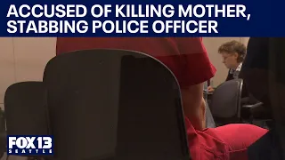 Renton, WA man accused of killing mother, stabbing officer