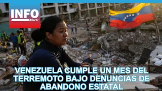 One month after Venezuela earthquake, complaints of government neglect persist
