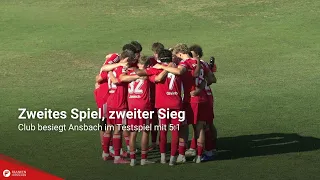 Second Match, Second Win: Club Defeats Ansbach 5-1 in Friendly