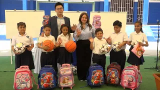 Chinese company CSCEC makes a donation to the San Sebastián school in Managua