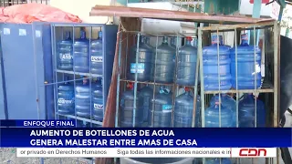 Aumento de botellones de agua genera malestar entre amas de casa