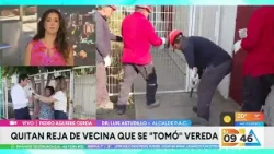 Ordenan retiro de reja que vecina instaló en plena vereda en Pedro Aguirre Cerda | Tu Día