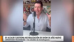 Ex alcalde Velásquez cuestiona al actual edil luego de la no realización de show de año nuevo