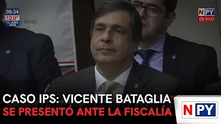 IPS Case: Vicente Bataglia turns himself in to the Prosecutor's Office