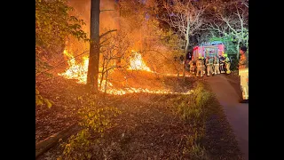 Klein brandje, snelle inzet: brandweer rukt groter uit in Nunspeet door droogte