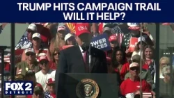 Trump tries to boost GOP for midterm; economy questions persist