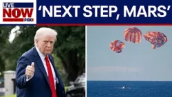 Трамп поздравил экипаж миссии «Артемида II» с «идеальной» посадкой.