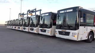 New Yutong bus fleet departs Port of Corinto for Managua