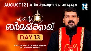 ENTE ORMAKKAYI | DAY13 | 40 DAYS EUCHARISTIC DELIVERANCE PRAYER | FR DANIEL POOVANNATHIL | SHALOM TV