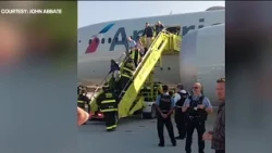 American Airlines flight blows 2 tires while landing at Chicago's O'Hare airport