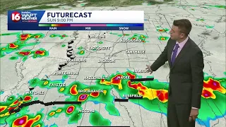 Rainy pattern begins today