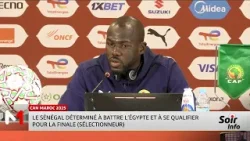 Pape Thiaw : le Sénégal déterminé à battre l´Egypte et à se qualifier pour la finale Pape Thiaw : le Sénégal déterminé à battre l´Egypte et à se qualifier pour la finale