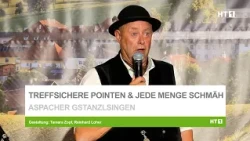 Gstanzlsingen in Aspach: Pepi Meixner brings the laughs again