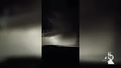 La frazione Croce al buio per un lungo tratto di via Di Florio