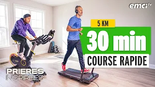 COURSE RAPIDE 30 MIN EN LOUANGES (5 km) - Prières inspirées - Jérémy Sourdril