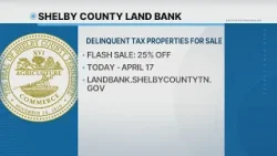 Земельный банк округа Шелби предлагает скидку 25% на недвижимость в рамках срочной распродажи.