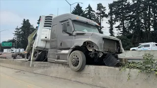 Driver of big rig fell asleep before East Bay crash causing traffic mess: CHP