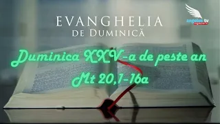 SUNDAY GOSPEL - 25th Sunday in Ordinary Time