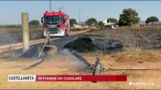 29 GIUGNO 2026   CASTELLANETA    IN FIAMME UN CASOLARE