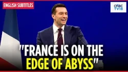 Jordan Bardella: 'La France est au bord de l'abîme' | National Rally Congress | Le Pen | N18G