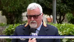 SCIACCA, TOURISTS DUMP TRASH ON THE STREET, CAUGHT BY MUNICIPAL POLICE
