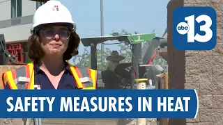 Construction workers in Southern Nevada take precautions to stay safe in triple-digit heat