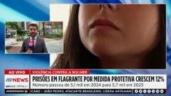 Prisões por descumprimento de medida protetiva crescem 12,3% em SP