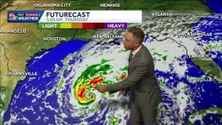 Tropical Depression Nine likely to intensify. Significant impacts possible along the Gulf Coast l...
