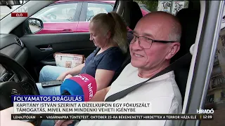 Kapitány István szerint a dízelkupon egy fókuszált támogatás, mivel nem mindenki veheti igénybe