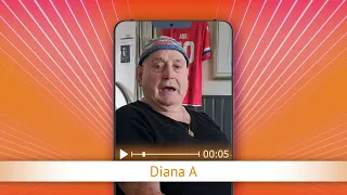 TV Oranje app videoboodschap - Diana A