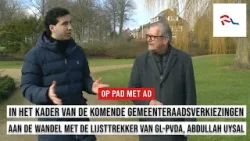 Op Pad Met Ad en de lijsttrekker van GroenLinks-PvdA, Abdullah Uysal