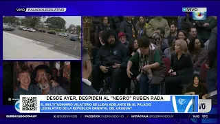 THE FAREWELL TO RUBÉN "EL NEGRO" RADA HAS BEEN UNDERWAY SINCE YESTERDAY