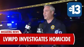 Homicide Investigation Near Jones Blvd. & Upland Blvd. in Las Vegas