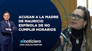 Mauricio Espínola's mother accused of not working her scheduled hours | #TheNewscast