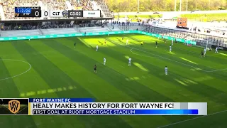 Fort Wayne FC's Taig Healy among USL League One's top goal scorers midway through season
