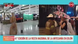 Fiesta de la Artesanía en Colón - nota emprendedores y espectadores