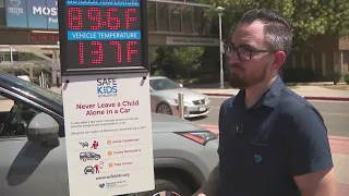 Here's how high temperatures can go inside vehicles on a hot day