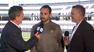 Emiliano Albín on the condition of the Campeón del Siglo pitch: "It's in great shape"