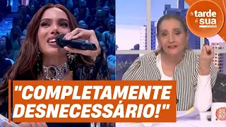 Did Anitta cross the line? Sonia Abrão criticizes the singer's appearance on 'Domingão'