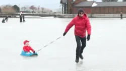 Több ezren korcsolyáztak a hétvégén Keszthelyen