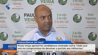 Paulo Veiga launches candidacy