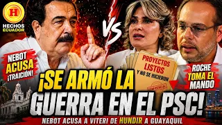 ¡NEBOT HACE PEDAZOS A CYNTHIA VITERI! El video que destapa la traición dentro del PSC